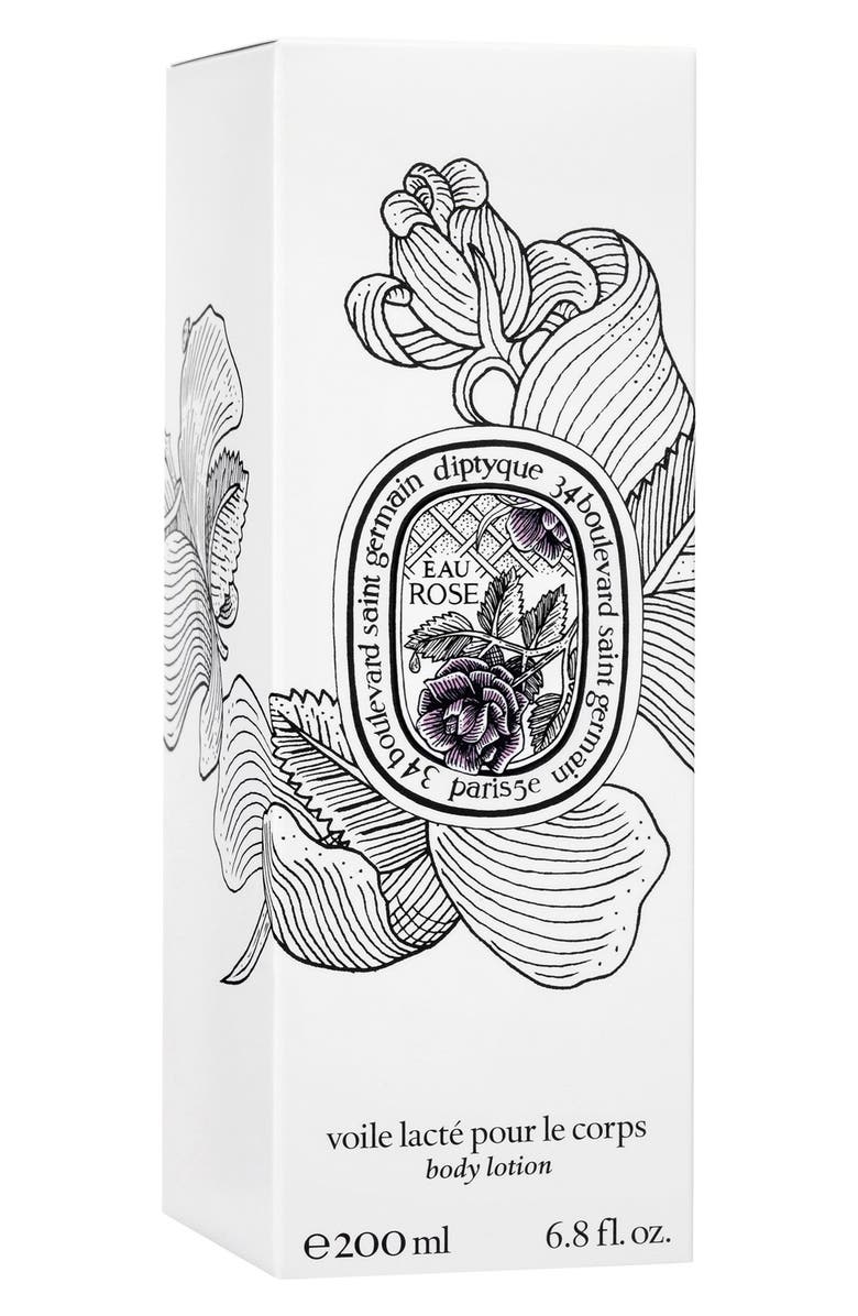 Diptyque Eau Rose Body Lotion, Alternate, color, 