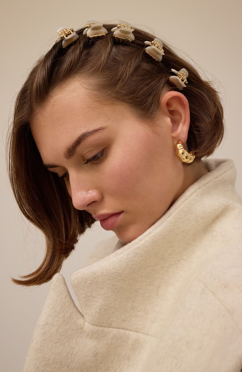 LELET NY Mini Colette Set of 3 Claw Clips, Alternate, color, Pearlescent