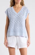 Splendid Honore Short Sleeve Sweater