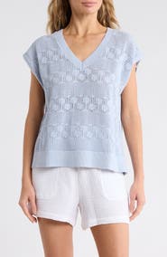 Splendid Honore Short Sleeve Sweater