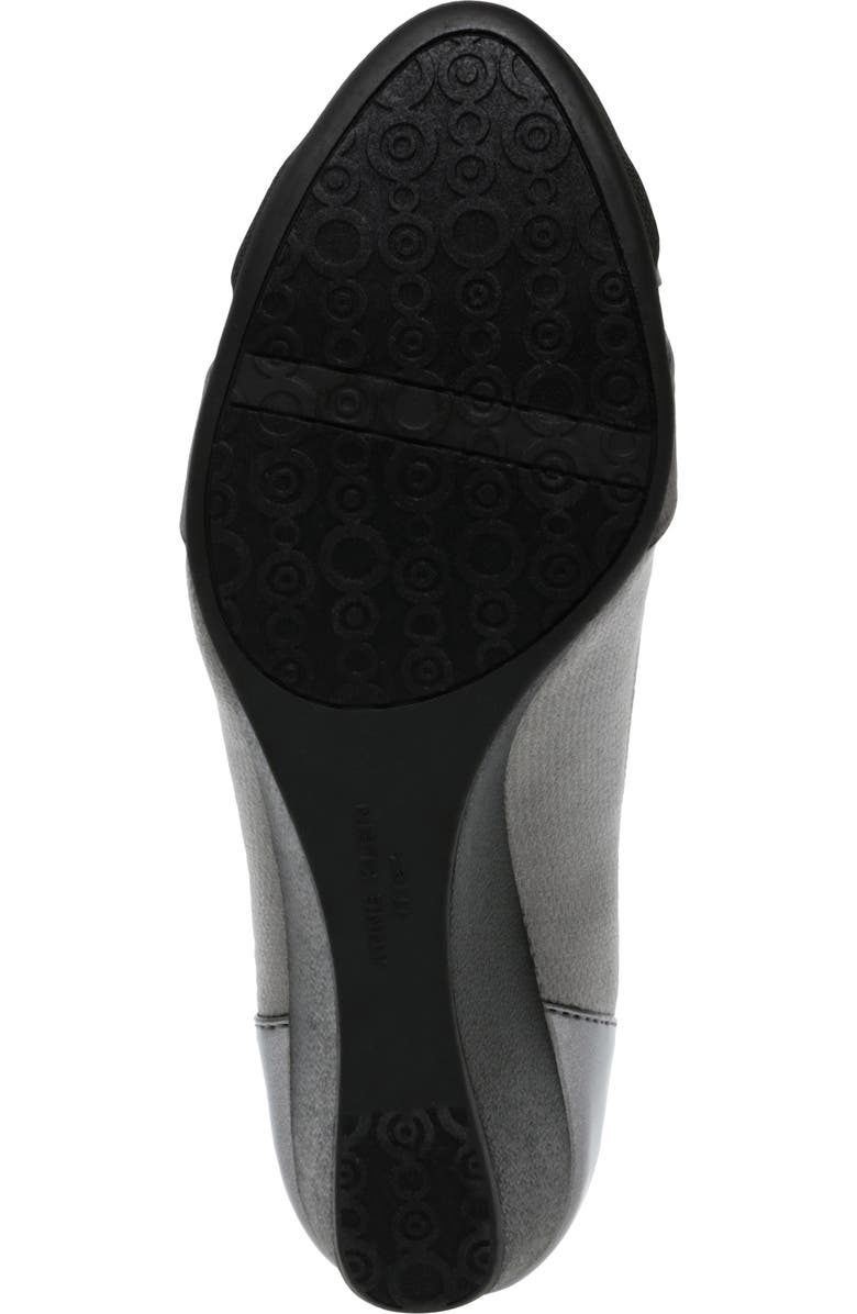 Anne Klein Timeout Wedge Pump, Alternate, color, Pewter