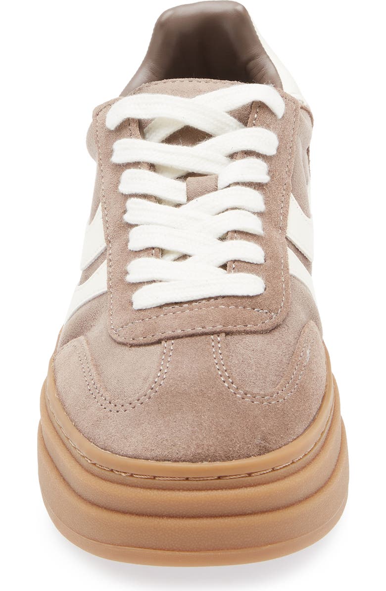 Steve Madden Dodge Platform Sneaker, Alternate, color, Taupe Suede
