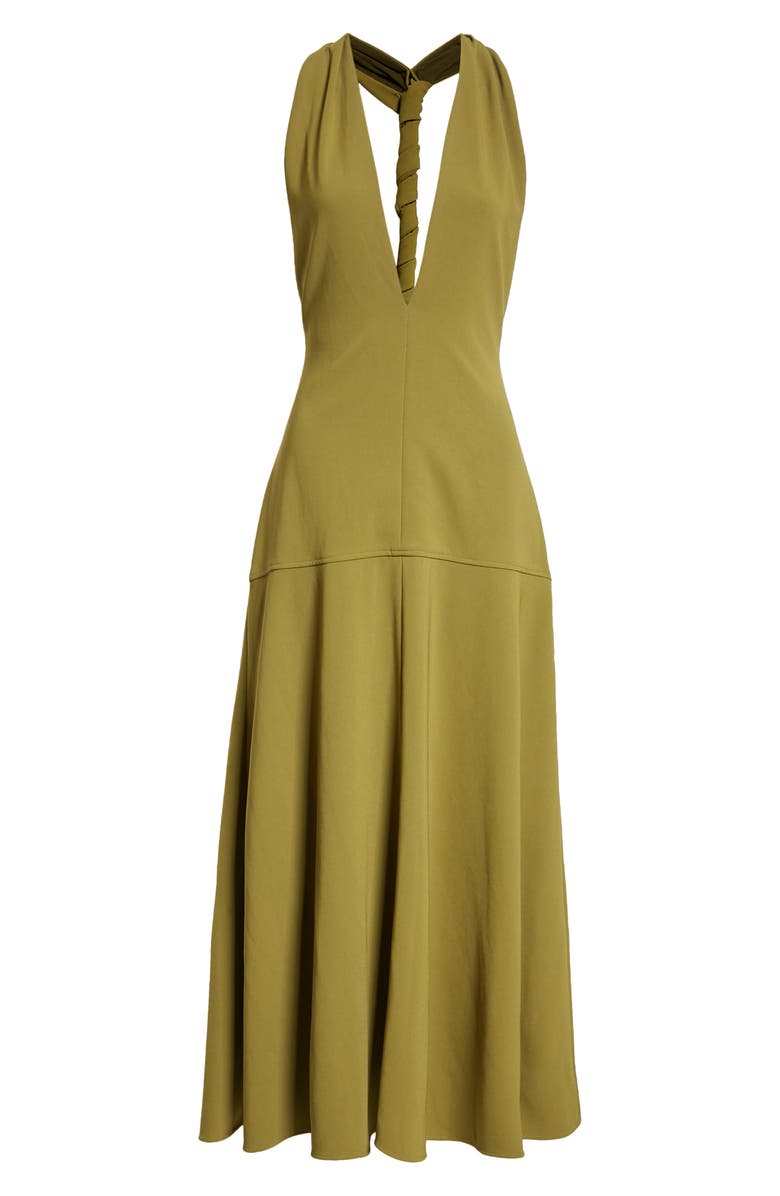 Proenza Schouler Twist Back Drop Waist Dress, Alternate, color,