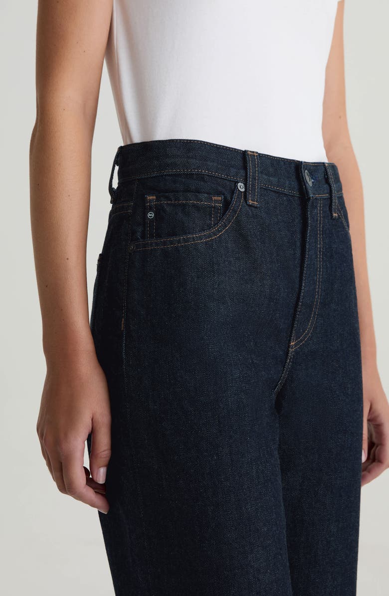AG Brinley Mid Rise Straight Leg Jeans, Alternate, color, Moonrise