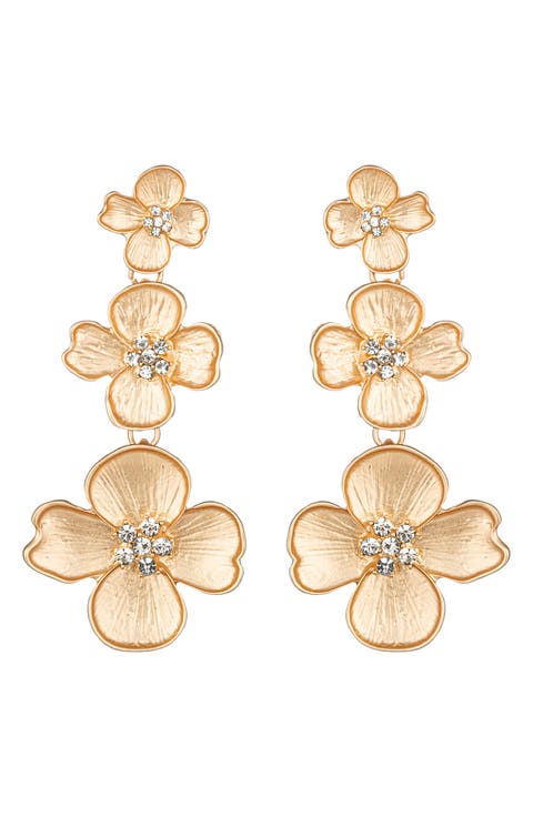 Lucia Daisy Drop Earrings
