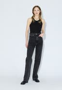 Dr. Denim Echo High Straight Rigid Jeans