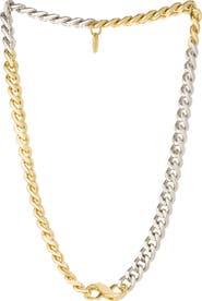 Ettika Mixed Finish Chain Necklace