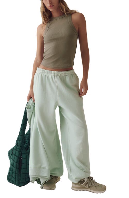 Shop Free People Knockout Tank Top In Sage Stone