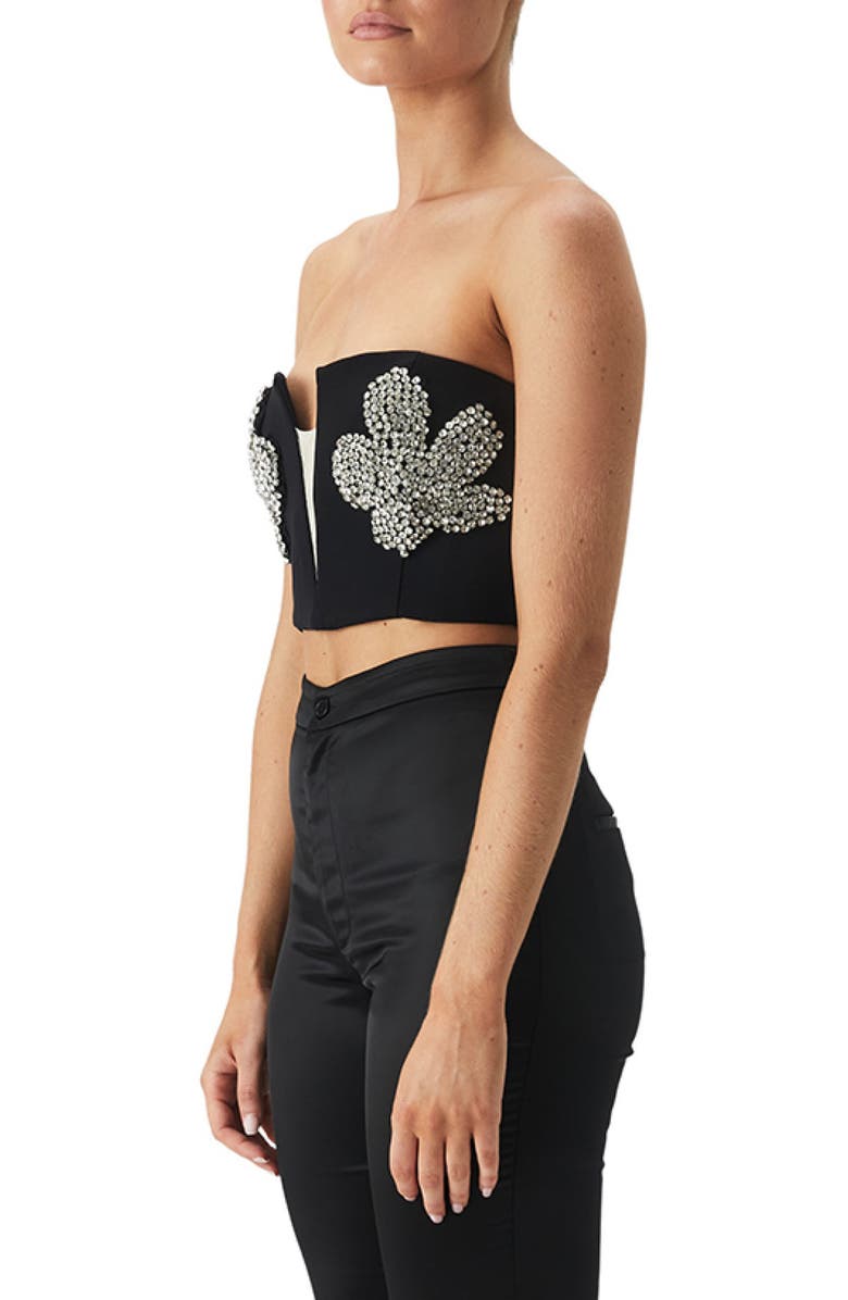 Bardot Ambiance Bustier Crop Top, Alternate, color, 