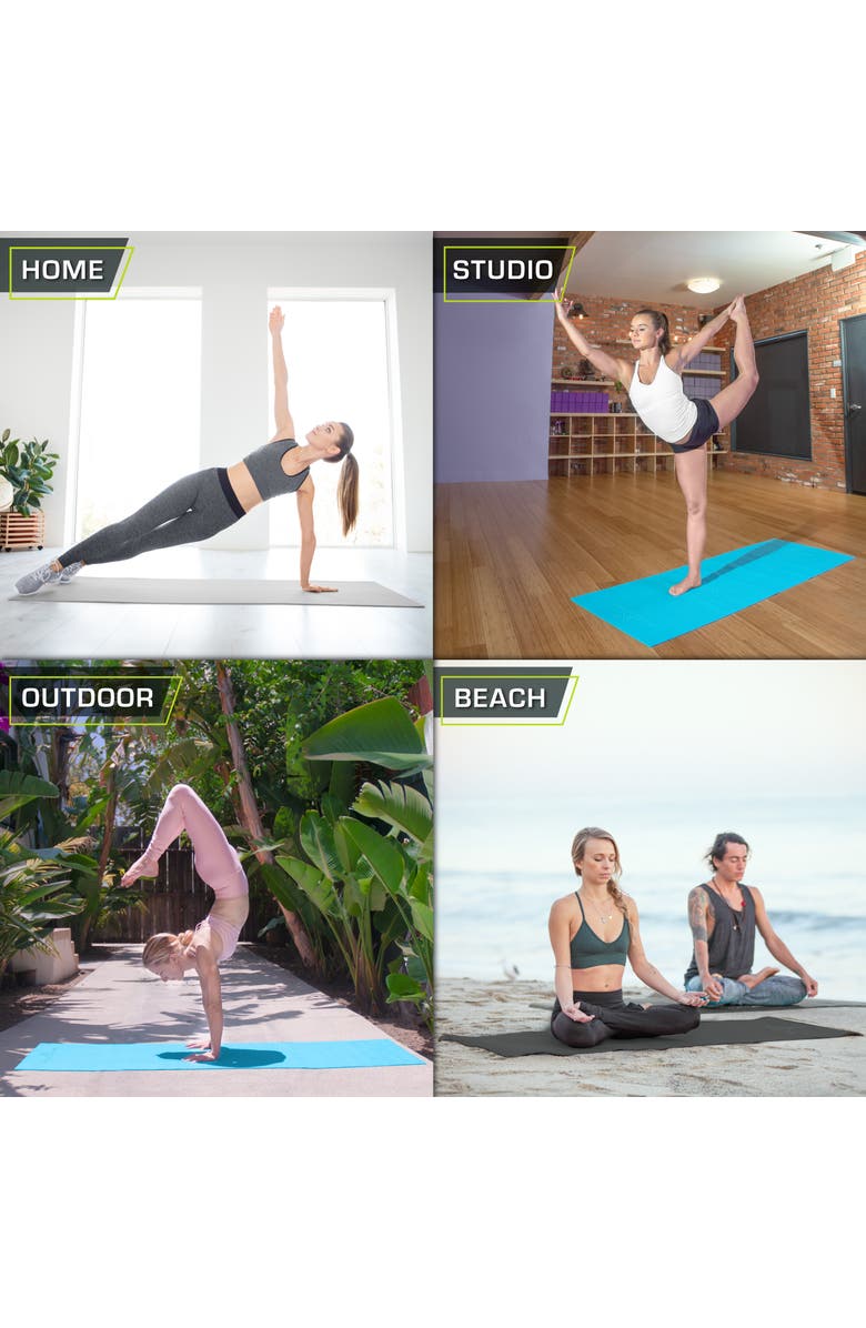 ProsourceFit Classic Yoga Mat 1/8-in, Alternate, color, Black