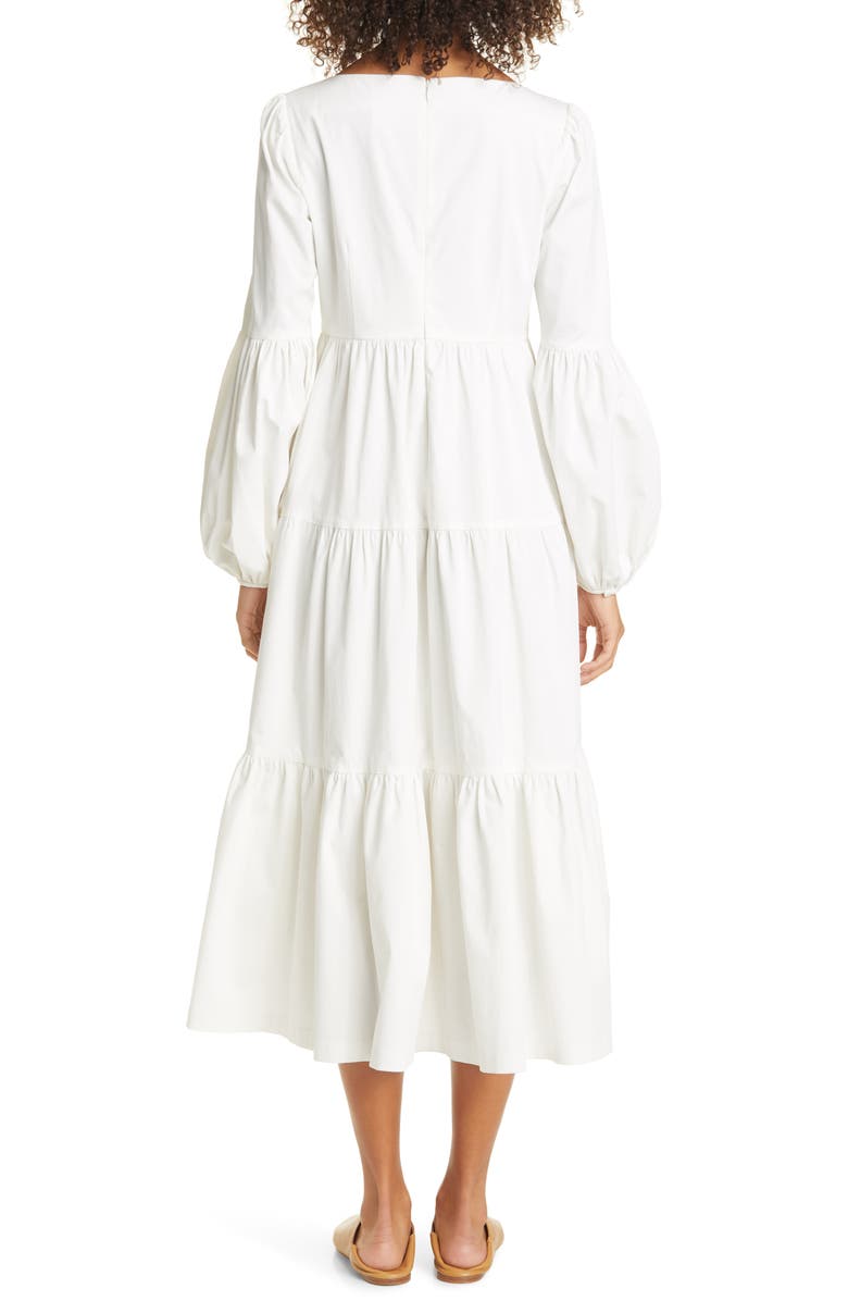 Cinq à Sept Rose Long Sleeve Midi Dress, Alternate, color, 