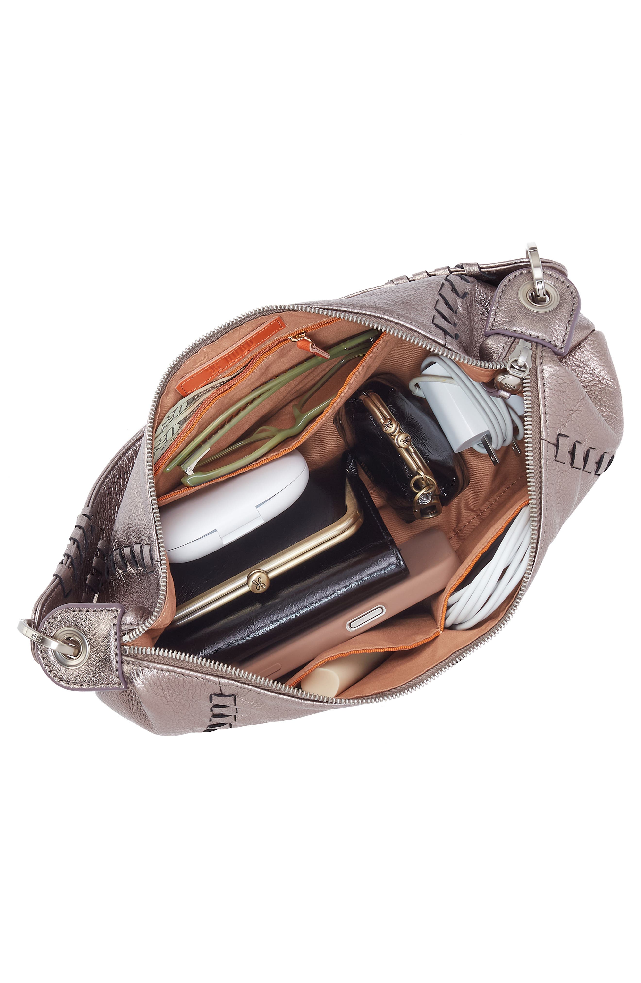 Mini Opal Shoulder Bag, Alternate, color, PEWTER SPUR