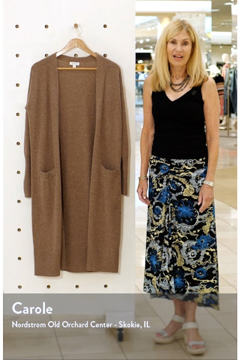 Longline Wool & Cashmere Cardigan video