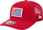 New Era Men's New Era Red Philadelphia Phillies Flag 9SEVENTY Stretch-Snap Hat