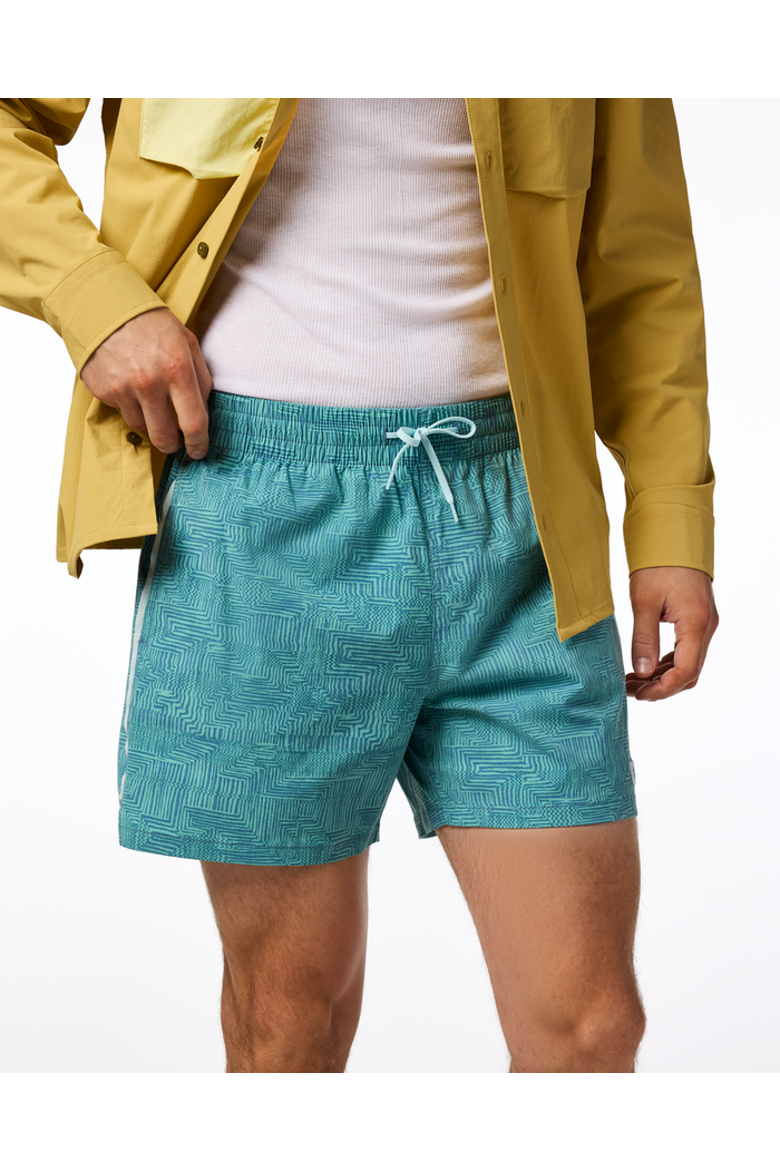 Brinco 5" Short - Print - Men's, Alternate, color, Zen Garden Tide Pool