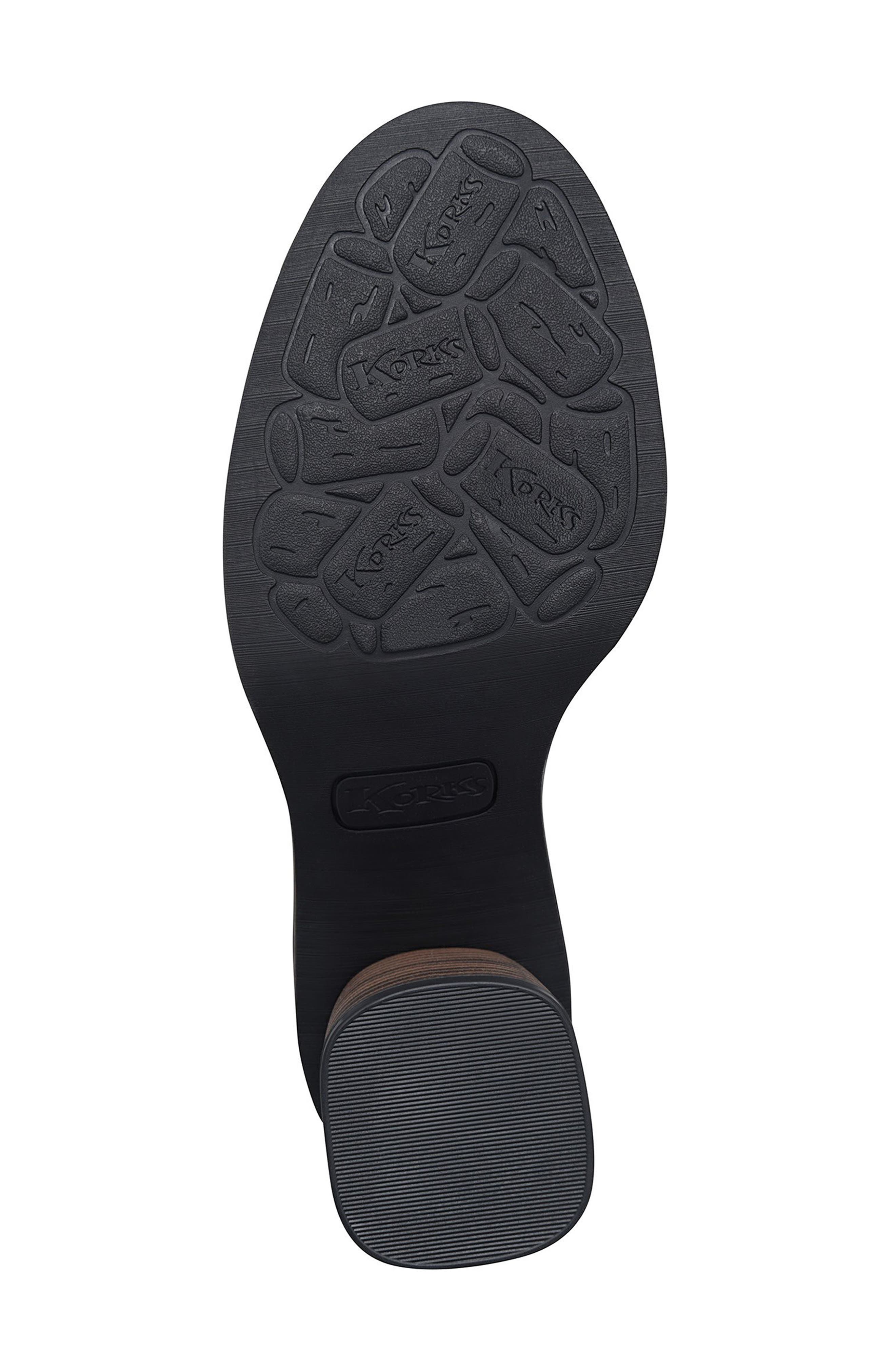 KORKS Destiny Block Heel Bootie, Alternate, color, Black