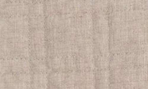 Pom Pom At Home Owen Quilted Linen Coverlet In Flax