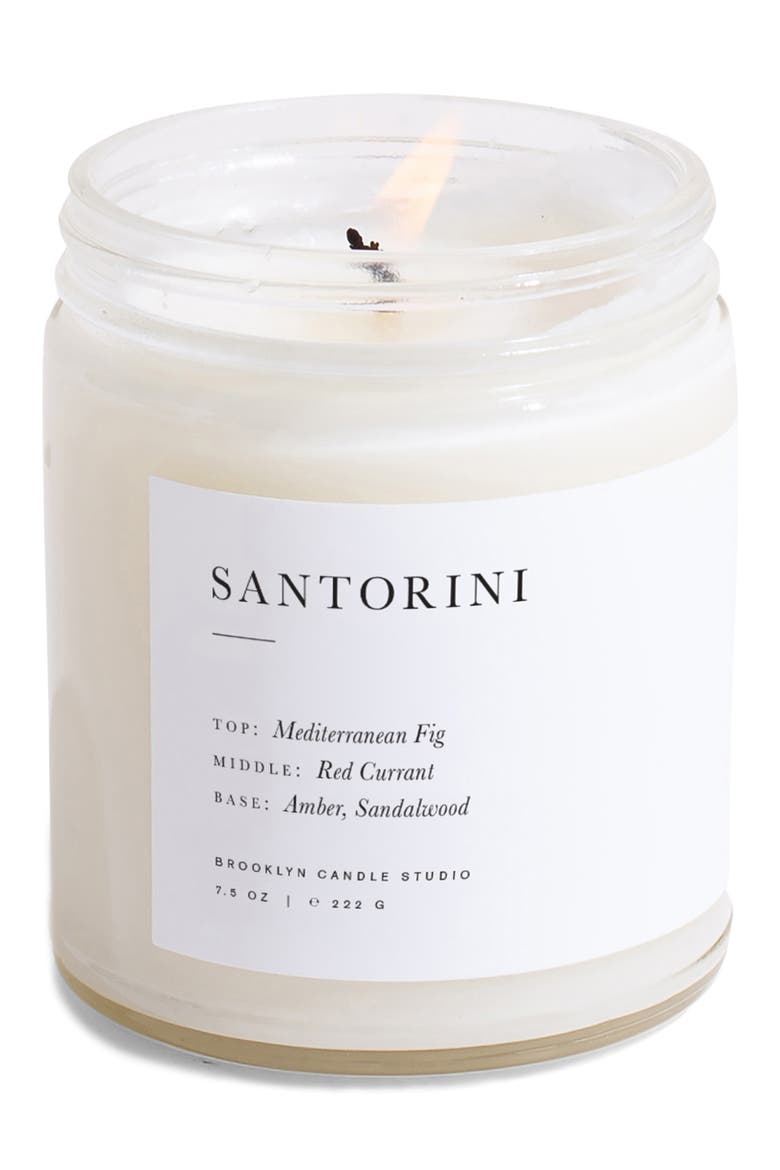 Santorini Jar Candle, Alternate, color, WHITE