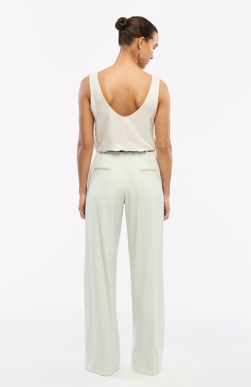 Another Tomorrow Relaxed Wide Leg Pant In Julep