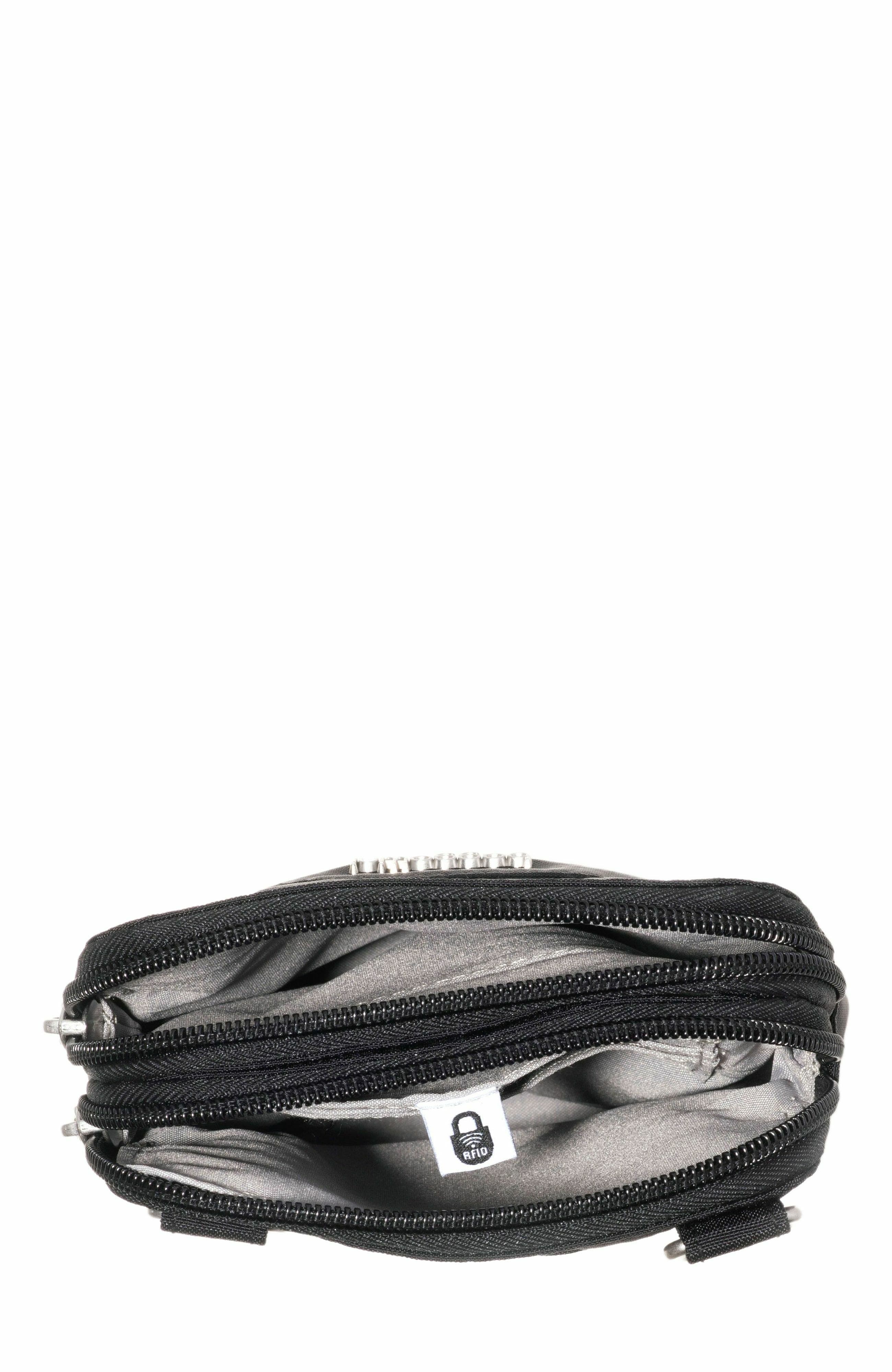 BAGGALLINI Modern Take Two RFID Crossbody Bag, Alternate, color, Black