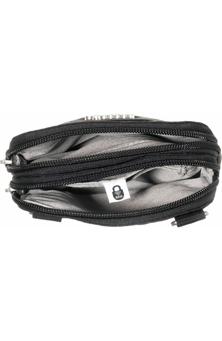 BAGGALLINI Modern Take Two RFID Crossbody Bag, Alternate, color, Black