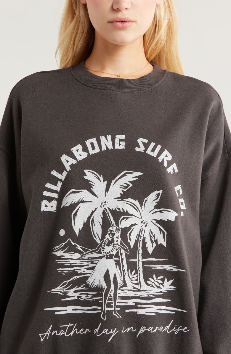 Billabong Oversize Ride in Crew Fleece Sweatshirt, Alternate, color, 