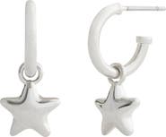 COACH Star Huggie Hoop Earrings