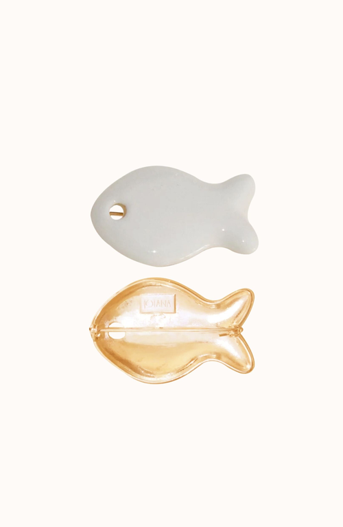 Joiana Jewelry Fishie Brooch In Multi