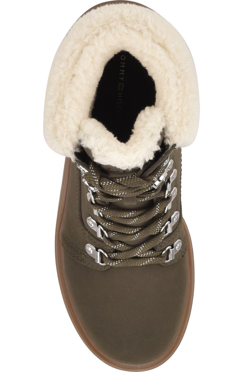 Tommy Hilfiger Faby Faux Shearling Cuff Hiker Boot, Alternate, color,