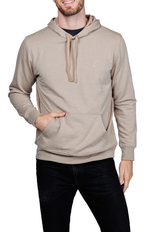 Tailorbyrd Fleece Hoodie In Brown