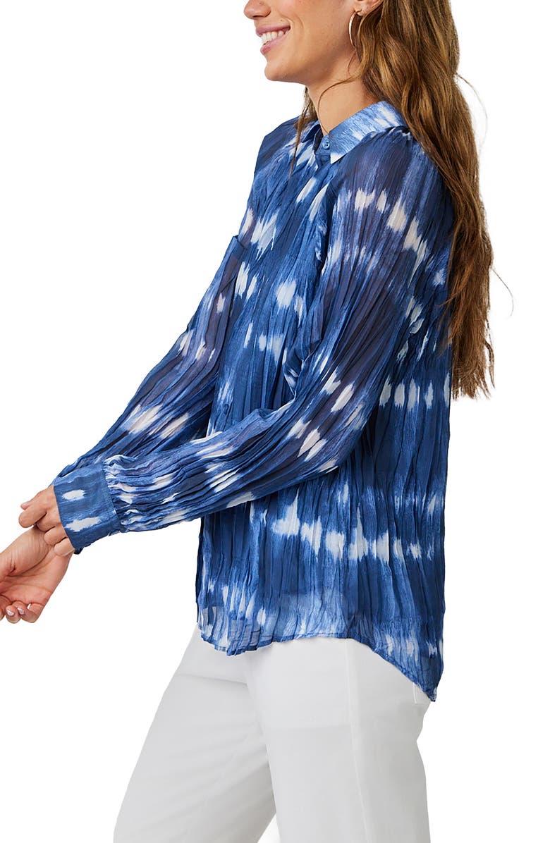 Bella Dahl Shibori Print Button-Up Shirt, Alternate, color, 