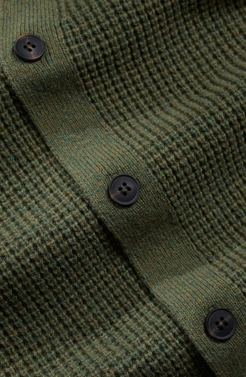 Seasalt Cornwall Scotts Quary Lambswool Blend Cardigan In Green