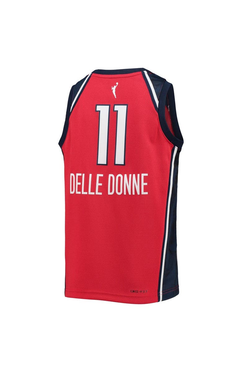 Nike Youth Nike Elena Delle Donne Red Washington Mystics 2021 Explorer Edition Victory Player Jersey, Alternate, color, 