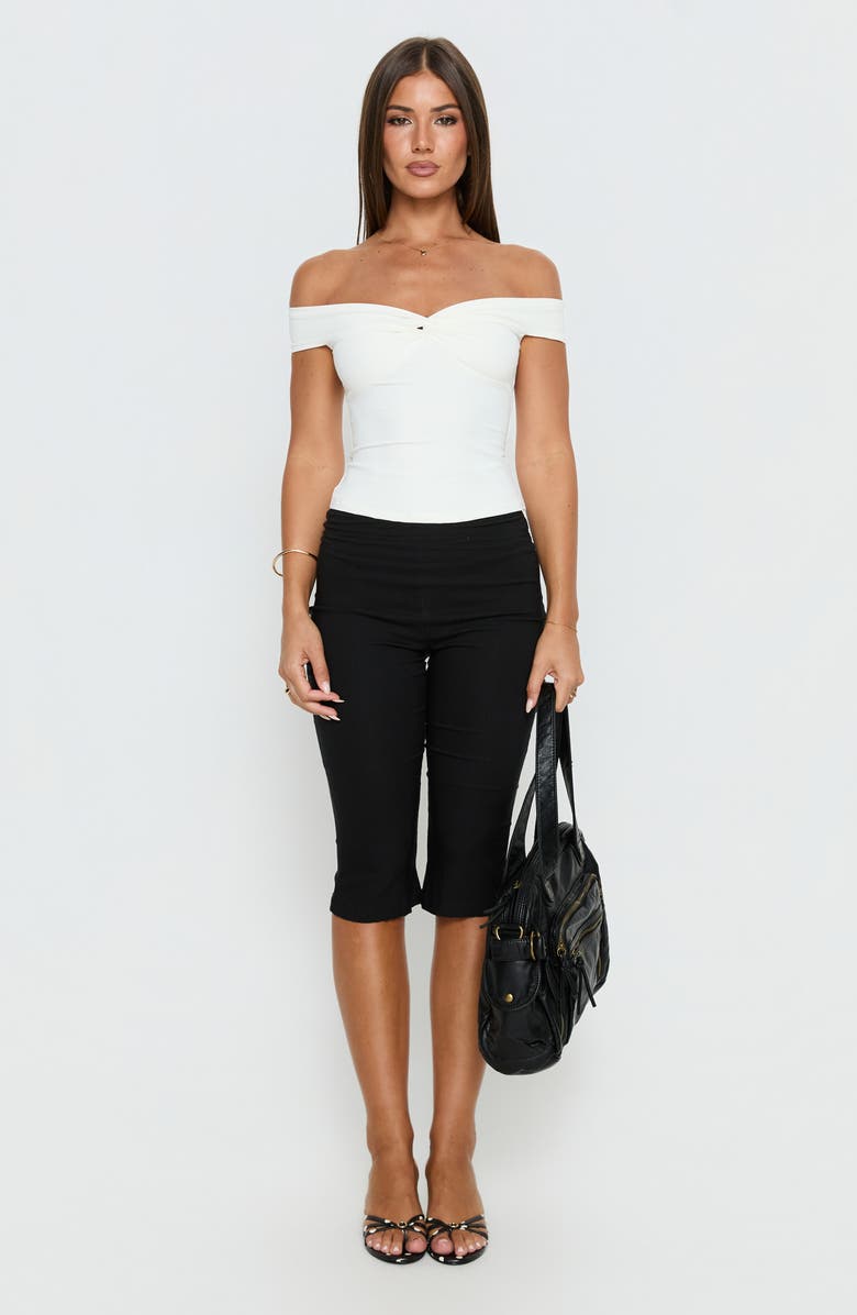 Princess Polly Maxeina Twist Off the Shoulder Crop Top, Alternate, color, 
