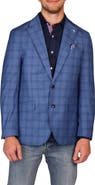 TailorByrd Modern Fit Windowpane Sport Coat