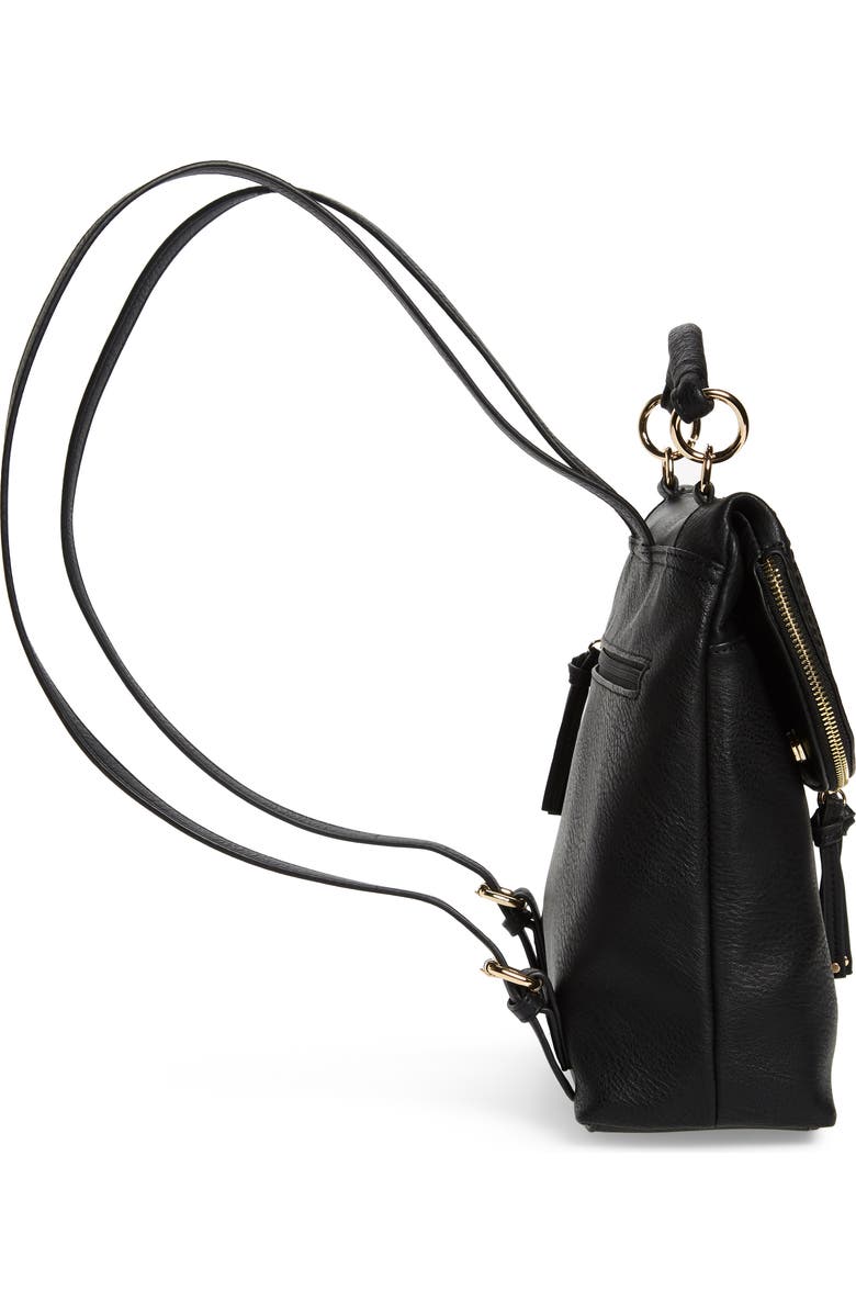 Sole Society Rubie Faux Leather Backpack, Alternate, color,