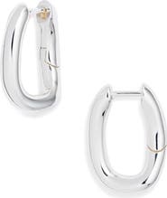 Nordstrom Demi Fine Oval Link Hoop Earrings