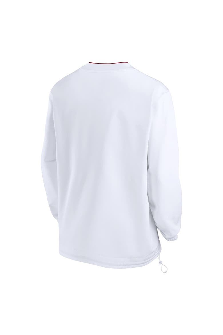 Men's Nike White USC Trojans 2024 Sideline Pullover Windshirt, Alternate, color, White