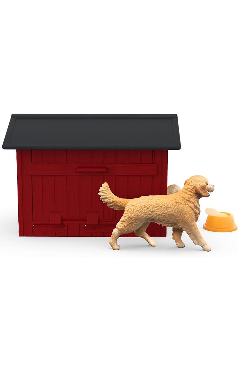 Schleich Farm World Dog Kennel 6 Piece Playset, Alternate, color, Multicolored