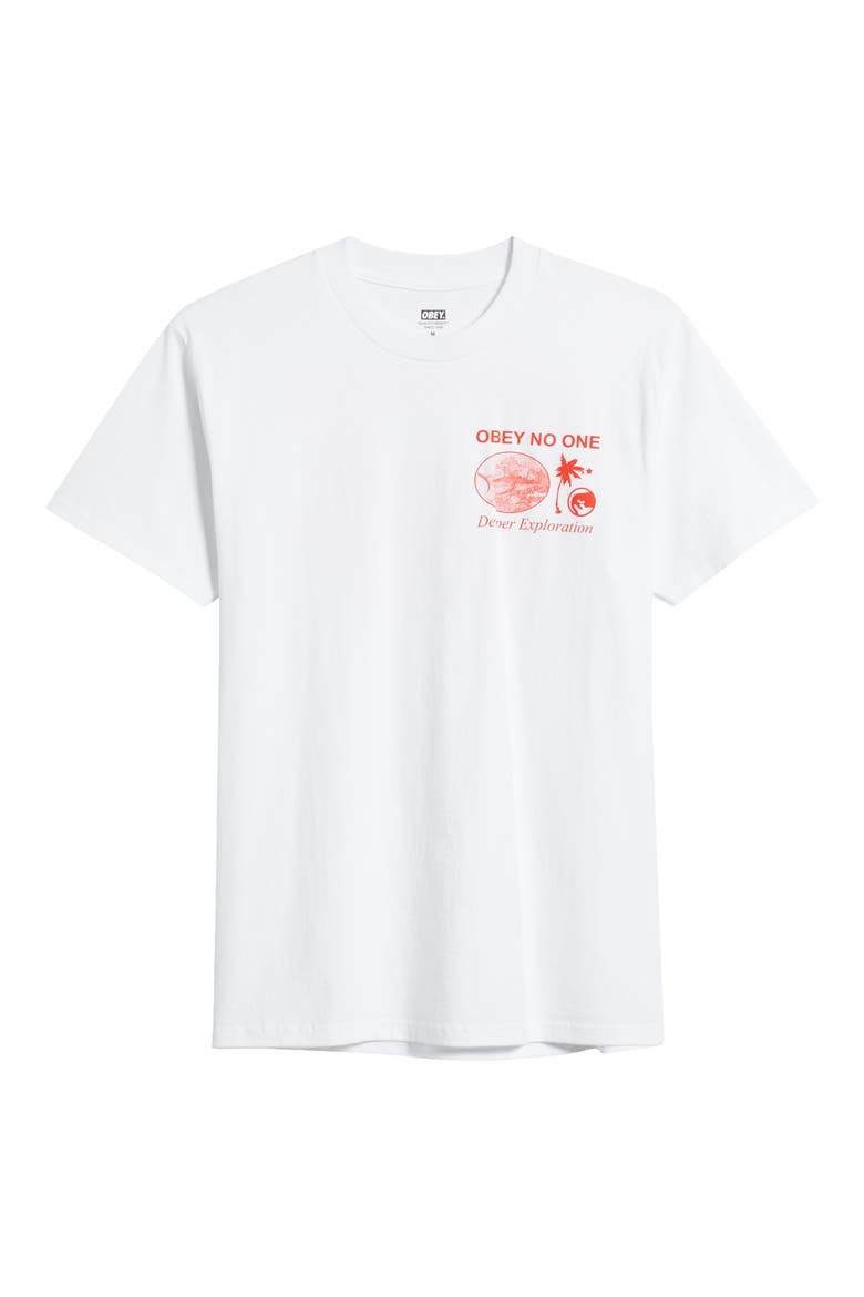 Deeper Exploration Graphic T-Shirt, Alternate, color, WHITE