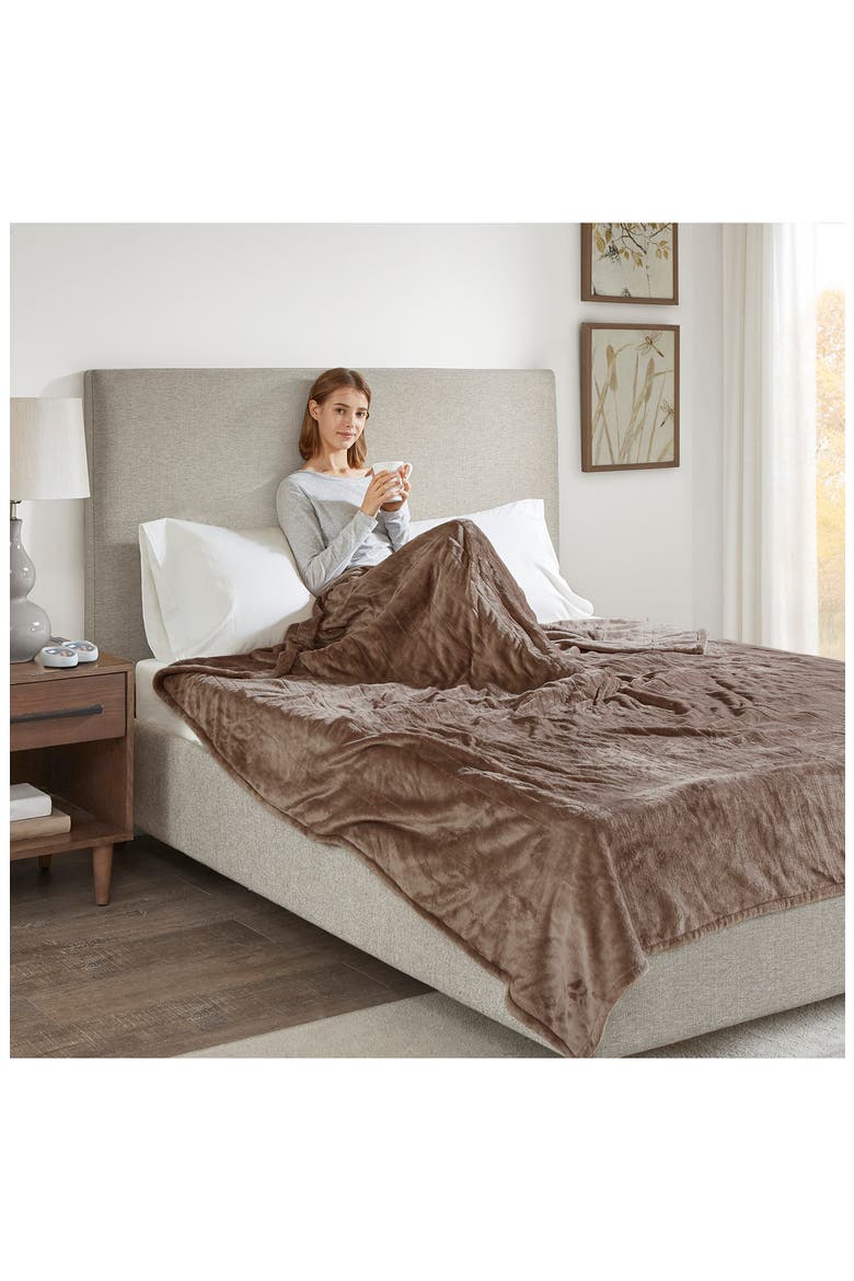 Heated Blanket, Alternate, color, MINK