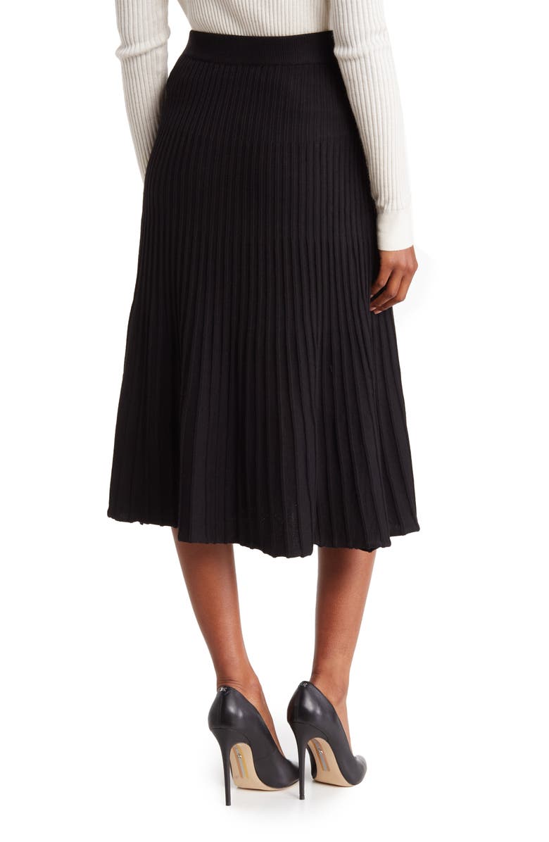 MAX STUDIO Pleated Sweater Skirt, Alternate, color,