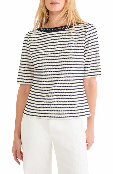 Embroidered Knit Top