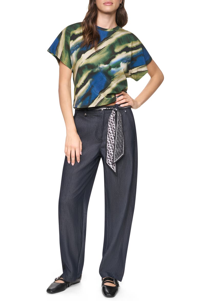 Print Dolman Sleeve Top, Alternate, color, BRUSHED RINSE