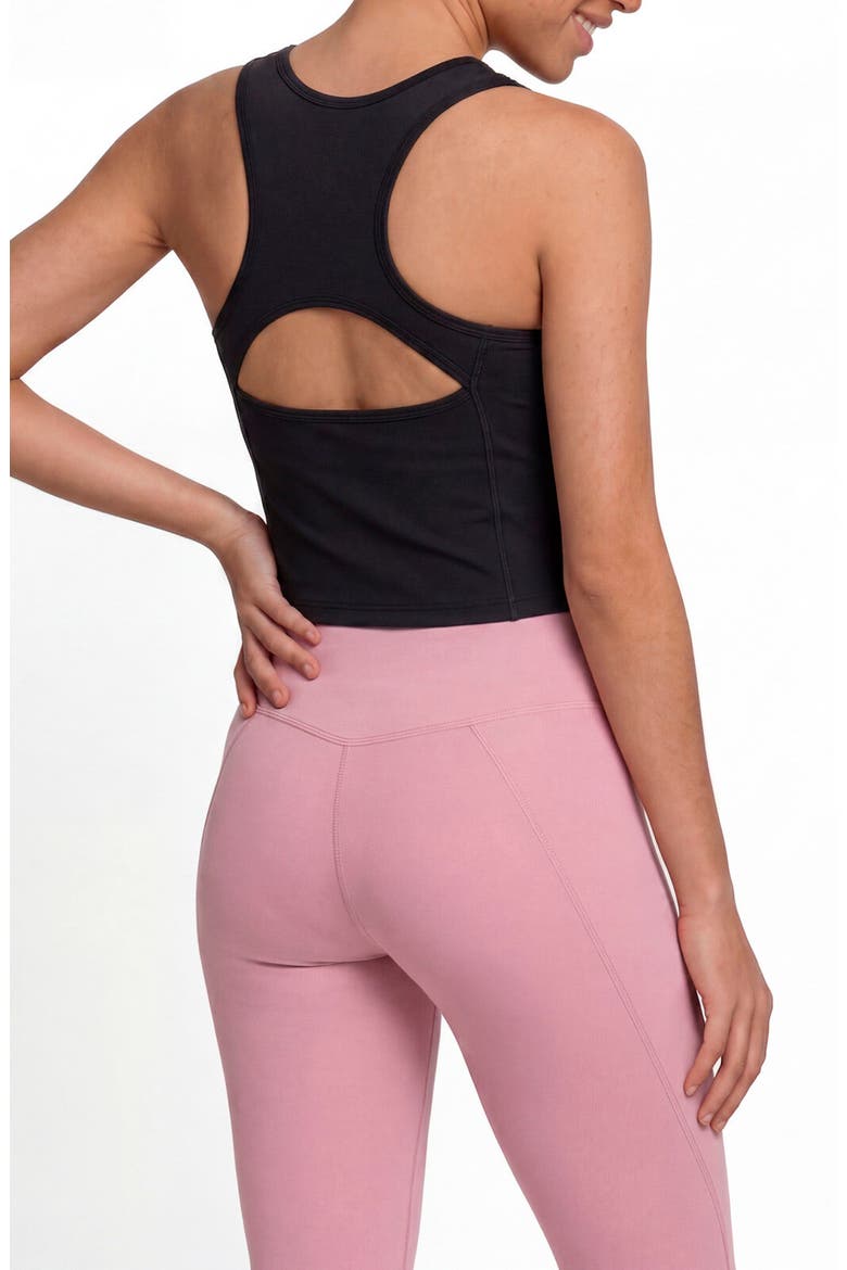 Shape Keyhole Performance Tank, Alternate, color, PUMA BLACK
