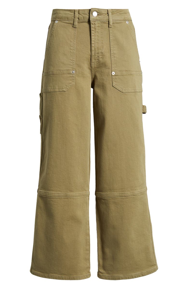 Rails Silverado High Waist Ankle Wide Leg Carpenter Pants, Alternate, color, 