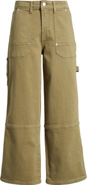 Rails Silverado High Waist Ankle Wide Leg Carpenter Pants