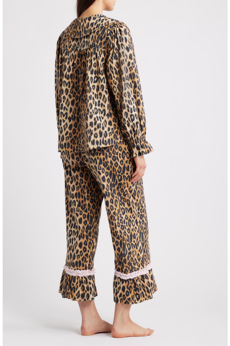 Felice Leopard Print Pajamas, Alternate, color, LEOPARD