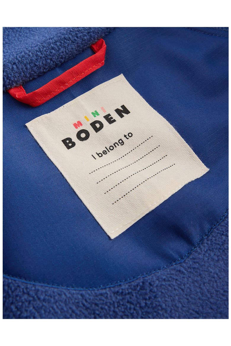Kids' Windproof Fleece Jacket, Alternate, color, BLUE