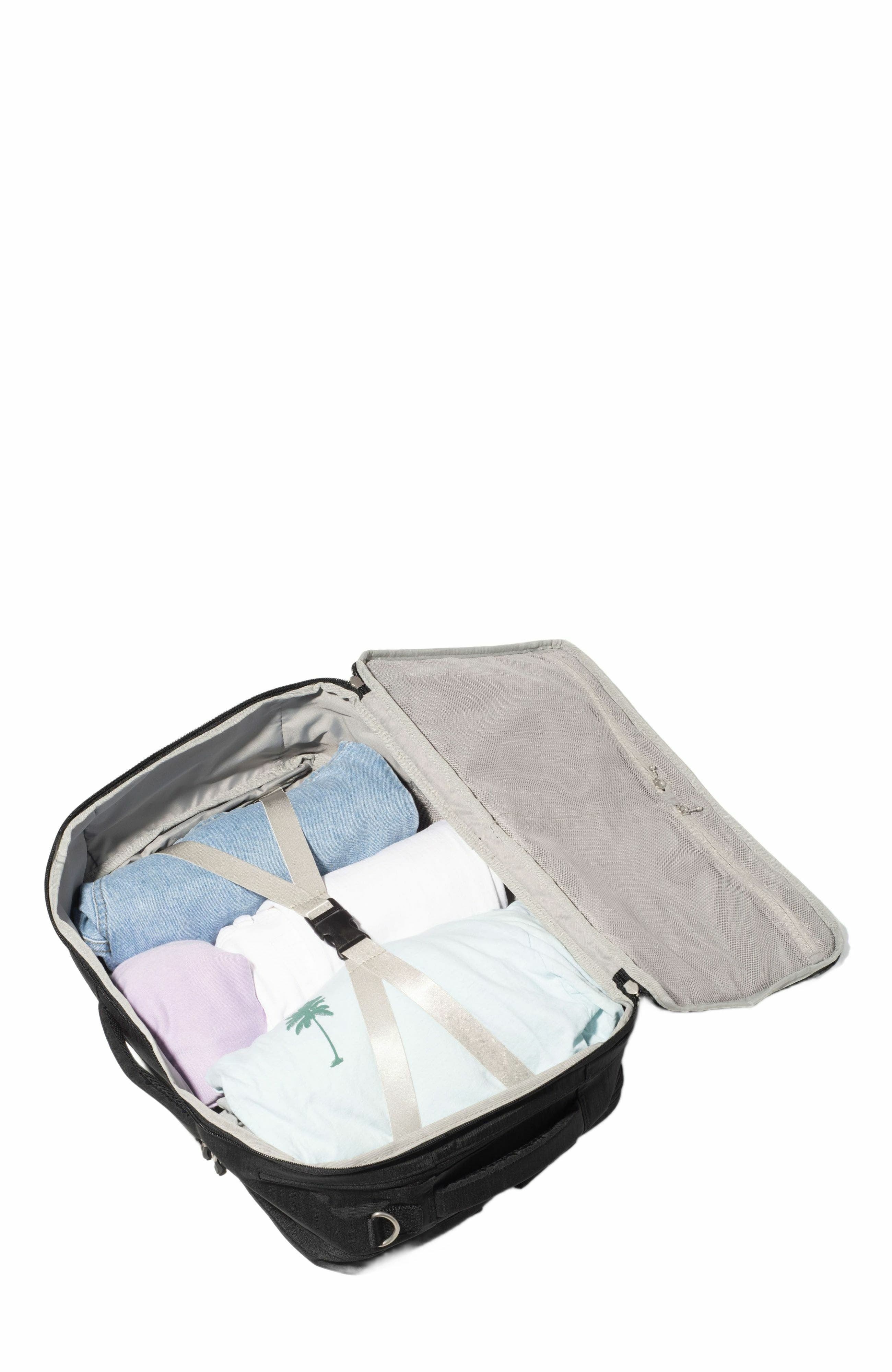 BAGGALLINI Modern Convertible Travel Backpack, Alternate, color, Black